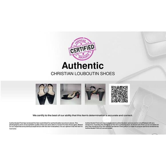 Vintage Christian Louboutin Slingback Heels – EU 36.5 / US 6.5 - Picture 8 of 8